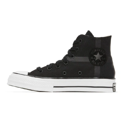 Shop Converse Black Rokit Edition Chuck 70 High Sneakers In Blk/wht/blk