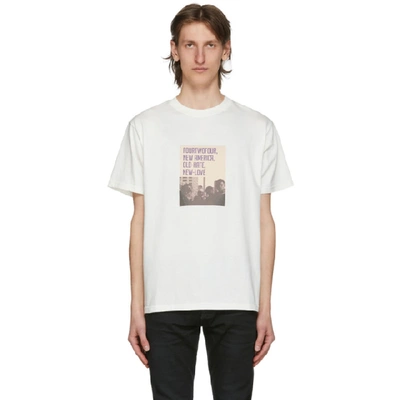 Shop 424 White Old Hate New Love T-shirt