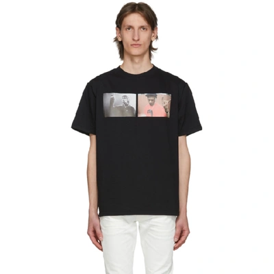 Shop 424 Black Liam And Del T-shirt