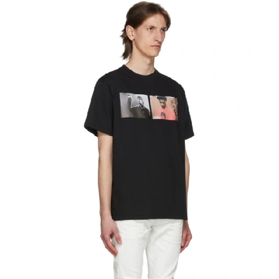 Shop 424 Black Liam And Del T-shirt