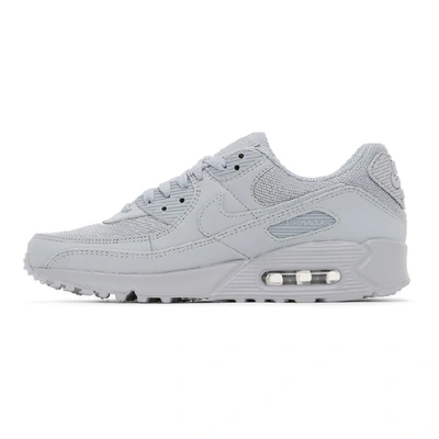 Shop Nike Grey Air Max 90 Sneakers In 001 Grey