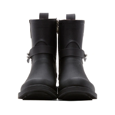 Shop Rag & Bone Black Moto Rain Boots