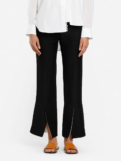 Shop Loewe Trousers In Black