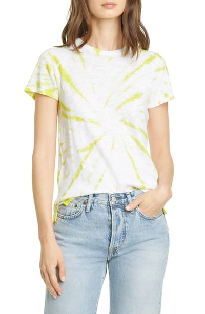 Shop Atm Anthony Thomas Melillo Schoolboy Tie Dye T-shirt In Canary Combo