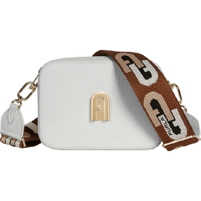 Shop Furla Sleek In Talco H (white) + Toni Cognac (multicolour)