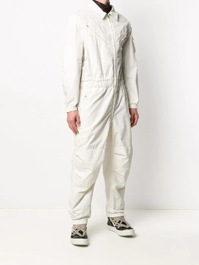 Shop Ambush Zipped Boiler Suit In White