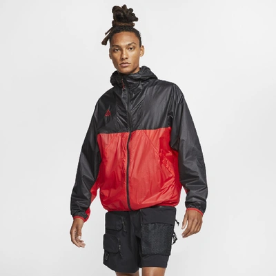 Shop Nike Acg Men's Jacket (university Red) - Clearance Sale In University Red,black
