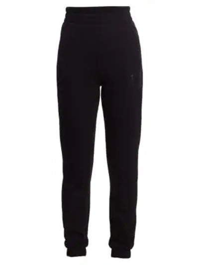 Shop Alexander Wang T Foundation Terry Slim-fit Sweatpants In Black