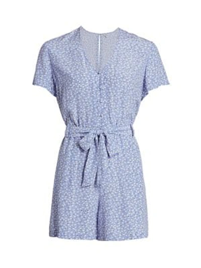 Shop Rails Sophia Daisy Romper In Sky Blue Daisies