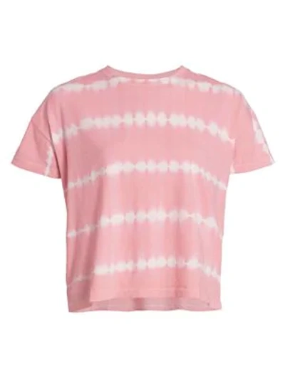 Shop Rails Roman Tie-dye T-shirt In Pink Waves Tie Dye