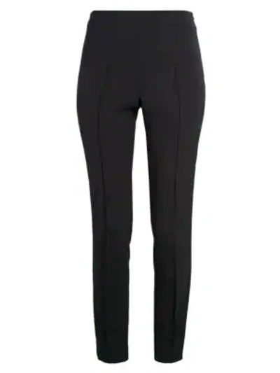 Shop Akris Melissa Stretch-silk Pants In Black