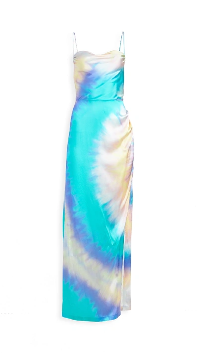 Shop Retroféte Marlene Dress In Multi Tie Dye
