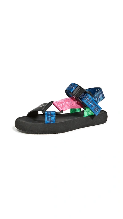 Shop Off-white Multistrap Micro Trek Sandals