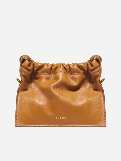 Shop Yuzefi Mini Bom Leather Bag