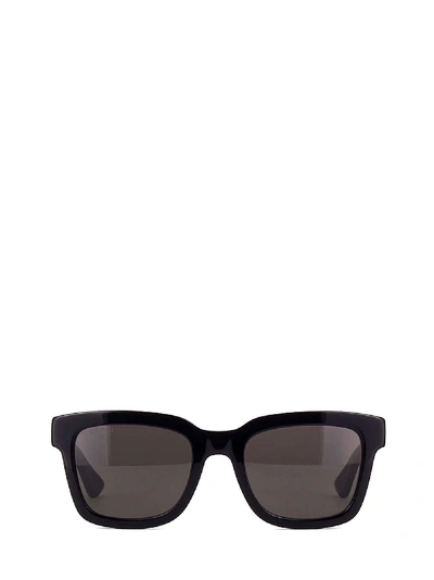 Shop Gucci Gg0001s Black Sunglasses