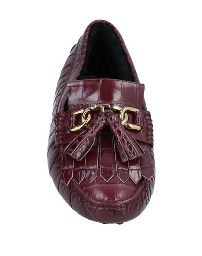 Tod's Loafers In Purple