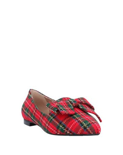 Shop Pollini Loafers In Red