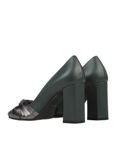 Shop Pollini Pumps In Dark Green