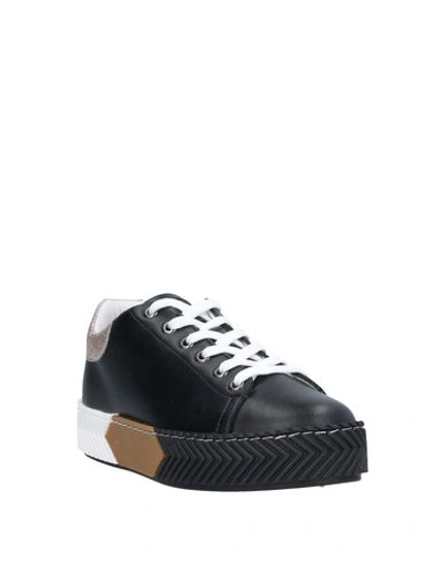 Shop Pollini Sneakers In Black
