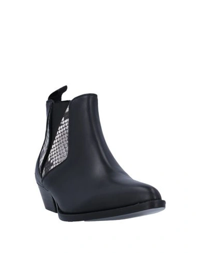 Pollini Ankle Boots In Black