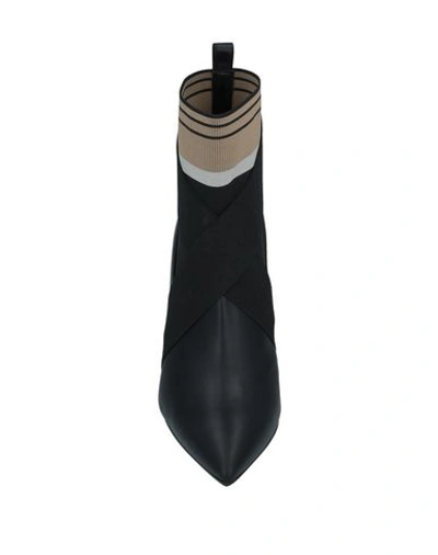 Pollini Ankle Boots In Black