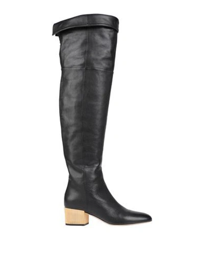 Sergio Rossi Boots In Steel Grey