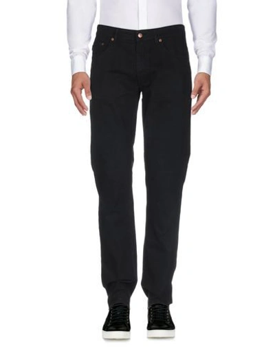Shop Love Moschino Man Pants Black Size 33 Cotton, Elastane