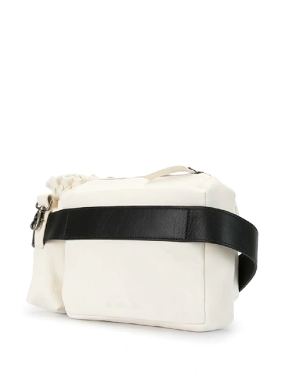 Shop Ann Demeulemeester Patch Pocket Belt Bag In White