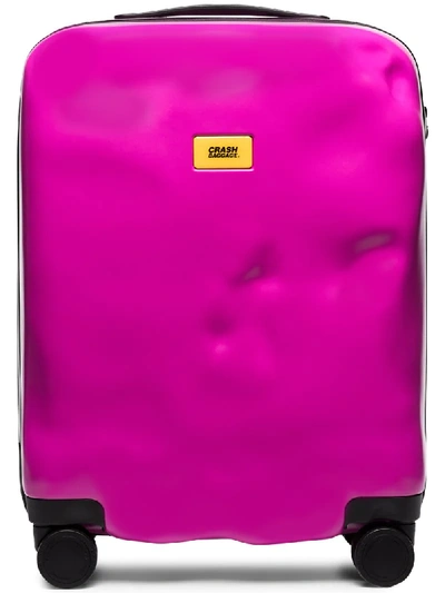 Shop Crash Baggage Icon Rolling Cabin Bag In Pink