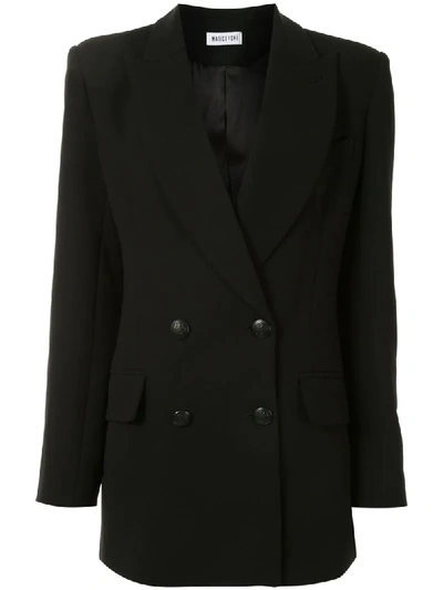 Shop Maticevski Double-breasted Fitted Jacket In Black