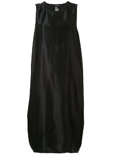 Shop Ann Demeulemeester Rasoseta Midi Dress In Black