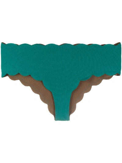 Shop Marysia Antibes Bikini Bottoms In Green