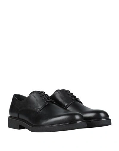 Shop Pollini Laced Shoes In Black