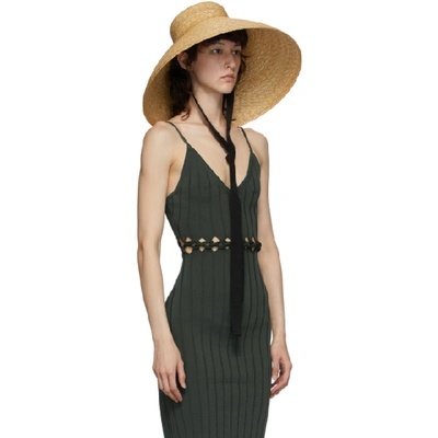 Shop Alanui Beige Straw Vaso Hat In Natural