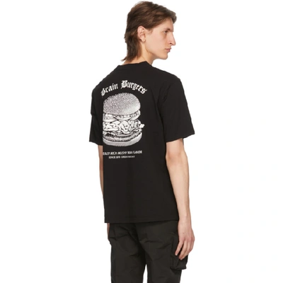 Shop Undercover Black Brain Burger T-shirt