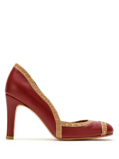 Sarah Chofakian Trust Pumps In Red