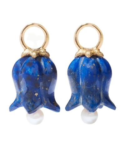 Shop Annoushka Lapis Lazuli Tulip Drop Earrings In Gold