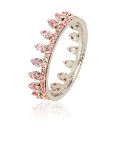 Shop Annoushka Pink Sapphire Crown Ring
