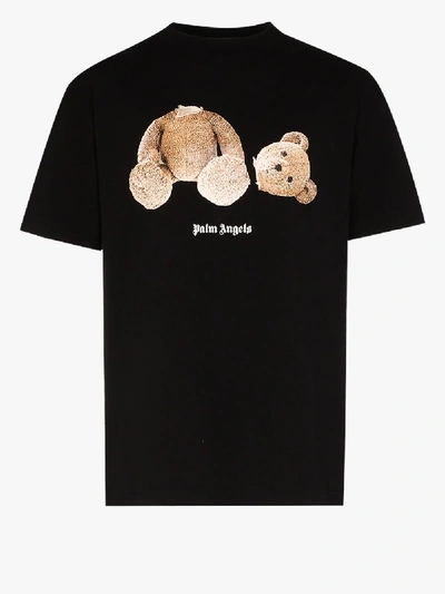 Shop Palm Angels Bear Print T-shirt - Men's - Cotton In Black