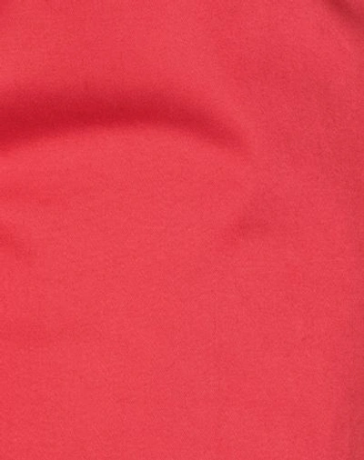 Shop Dondup Woman Cropped Pants Red Size 2 Cotton, Elastane