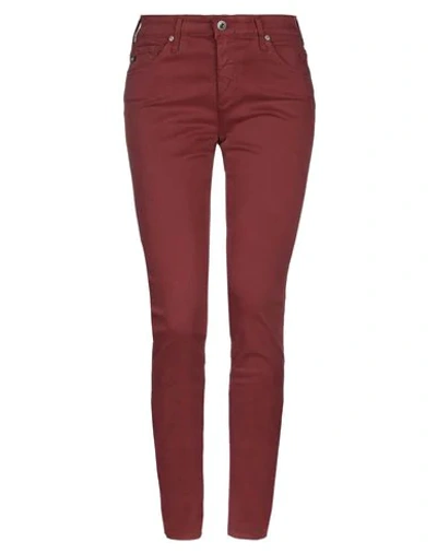 Shop Ag Pants In Brick Red