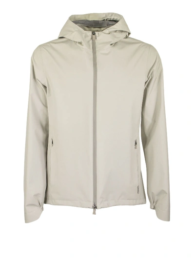 Shop Herno Laminar 2-layer Jacket In Light Grey