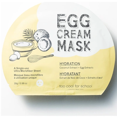 Shop Too Cool For School Egg Cream Hydration Mask 28g
