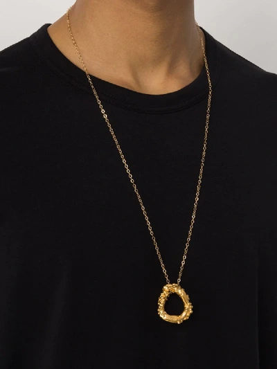 Shop Alighieri The Initial Spark Necklace In Gold
