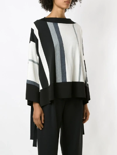 Shop Alcaçuz Robb Striped Boxy Blouse In Pl