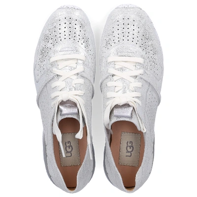 Shop Ugg Low-top Sneakers Stardust In Silver