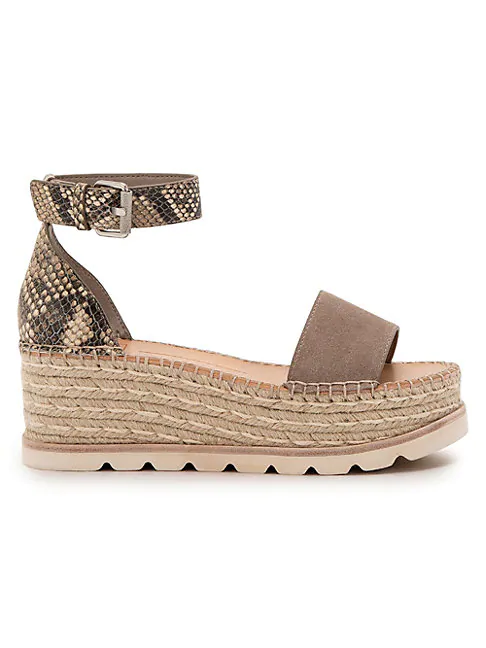 strappy espadrille platform sandals