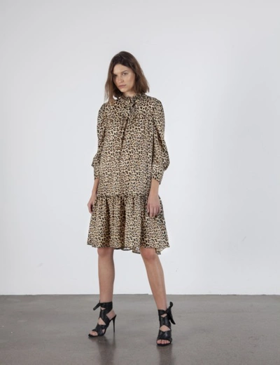 Shop Birgitte Herskind Liva Dress In Leo