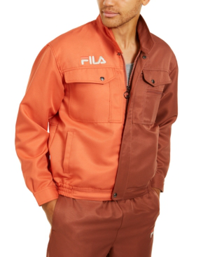 orange half jacket