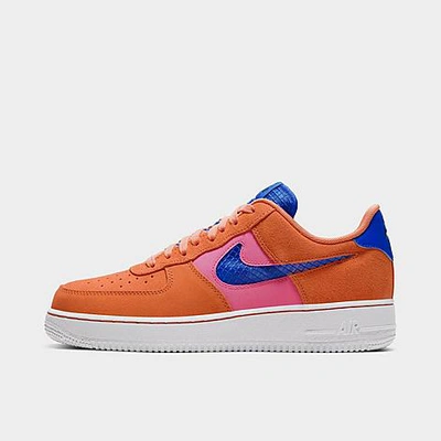 Shop Nike Men's Air Force 1 '07 Lv8 Fresh Air Casual Shoes In Orange